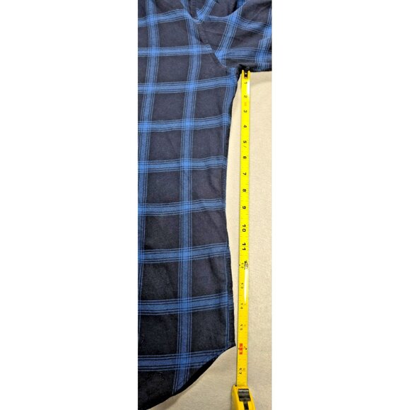 Bonobos Slim Fit Blue Black Plaid Flannel Shirt Men’s Large NWT - Picture 16 of 16